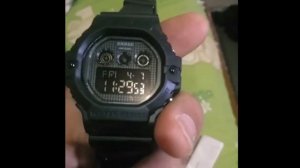 Skmei 1606 Digital Sport Watch Time Setting (Manual) | Alarm Chrono Water Resist WR50M