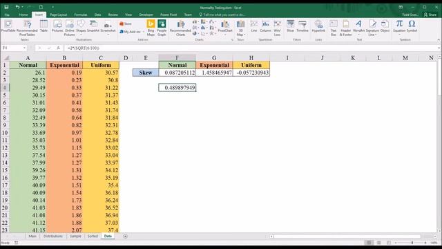 Normality Testing in Excel Compared with SPSS Output смотреть онлайн