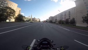 Honda DN-01. Поездка по центру Москвы в паре с мотодружей.