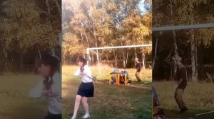 Казачки хорошо танцуют с шашками. х. Демино