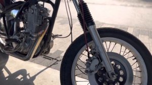 Yamaha sr400 custom chopper, style мотоцикл Чоппер, Санкт Петербург, Индеец Илюха