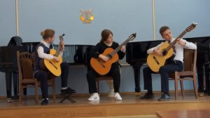 Лев Шумеев - Вариации на тему р.н.п. ''За реченькой диво'' (ансамбль ДШИ №1 г. Обнинска)