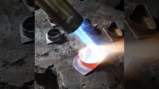 Пайка глухого каста твердым припоем, ювелирная пайка, пайка ювелирной горелкой, художник по металлу смотреть онлайн