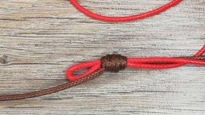 Скользящий узел/Как завязать крепление узел на браслете | How to tie a secret knot on a bracelet