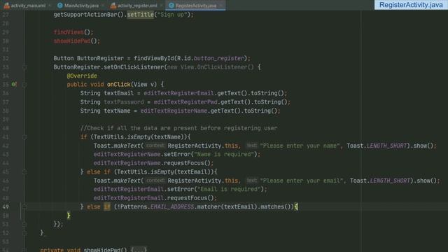 Login & Register Android App Using Firebase in 90mins | Android Studio Authentication Tutorials