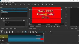 How to Make Free Thumbnails with Shotcut Video Editor!