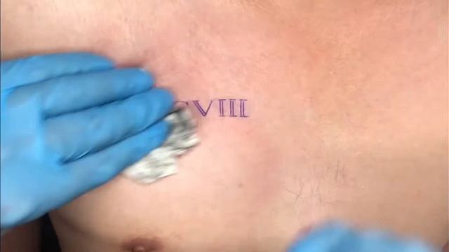 ROMAN NUMERALS NUMBER | TATTOO DESIGN TIMELAPSE смотреть онлайн