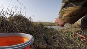 Ловля карасей на червей. (Рыбалка в славянском районе)