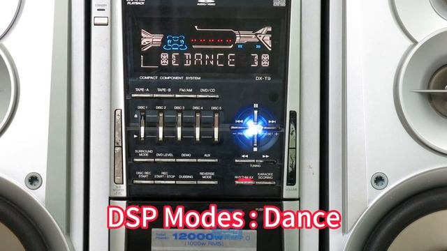 JVC CA-DXT9 Hifi System Sound Test