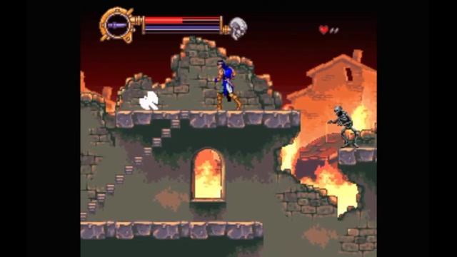 Super Nintendo (Snes) 16-bit Castlevania Dracula X stage 1 смотреть онлайн