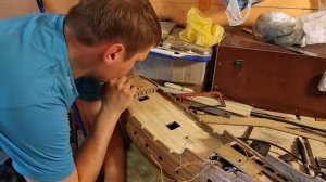 Сборка модели корабля черная жемчужина Исправление первой палубы