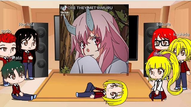 COTE react to Rimuru : COTE react : Gacha club Ayanokoji