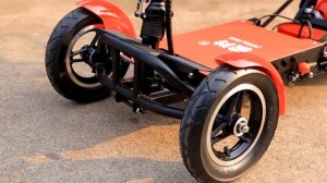 4 колесный складной электрический скутер. 4 wheel folding electric scooter