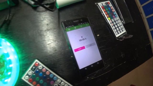 Светодиодная лента с питанием от внешнего аккумулятора / power bank