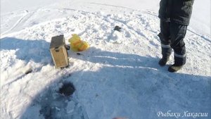 Рыбалка на КВХ  6.02.21 (Ловля окуня) Рыбалка в Хакасии