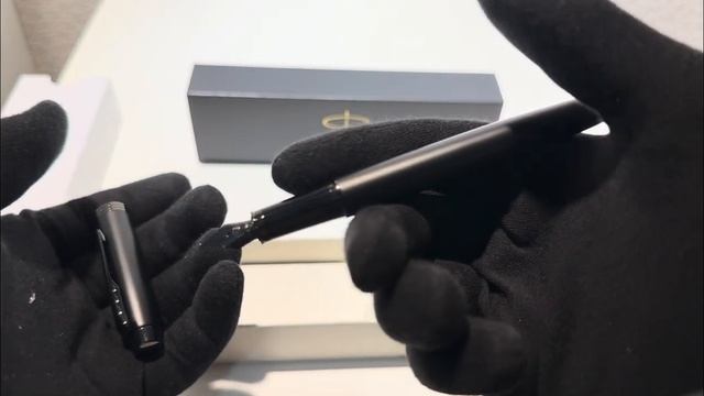 Перьевая ручка Parker (Паркер) IM Achromatic Matte Black BT F смотреть онлайн