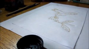 Рисунок на ткани в технике холодный батик