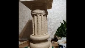 Подставка для цветов "Колонна" из картона/Stand for flowers "Column" with your own hands