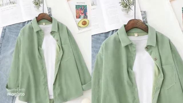 Женские рубашки   из вельвета