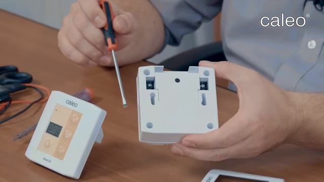 Как подключить терморегулятор CALEO для теплого пола смотреть онлайн