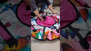 Как правильно надуть тюбинг?