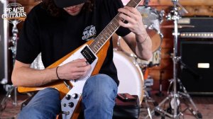 No Talking...Just Tones | Gibson 70s Flying V | Antique Natural