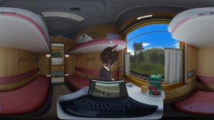 Поездка на поезде - VR 360