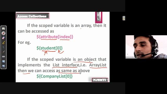LECTURE 52 | JWT | EXPRESSION LANGUAGE PREDEFINED VARIABLES, ARRAY NOTATION