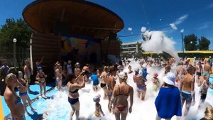 #Анапа. Сегодня 29.06.2022.Чёрное море.Аквапарк «Золотой пляж» День 12.00 Пенная дискотека.Воздух 3