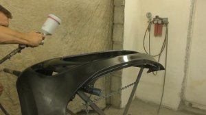 КИЯ ПИКАНТО. ПОКРАСКА И РЕМОНТ БАМПЕРА.