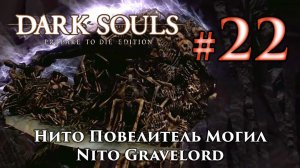 Нито Повелитель Могил: Dark Souls / Дарк Соулс - тактика как убить, как победить босса ДС