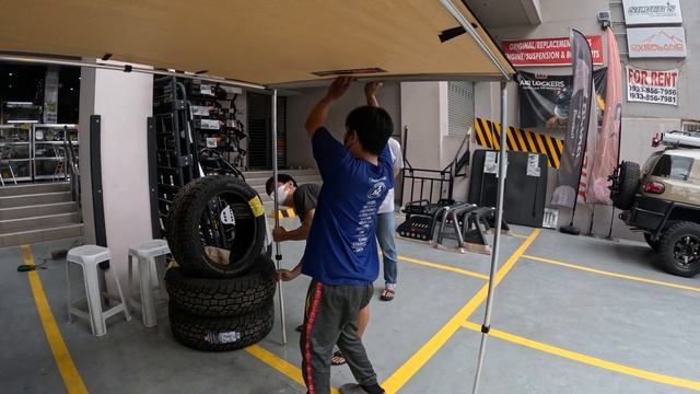 SR awning kit installation for suzuki jimny at autobuff banawe quezon city ?