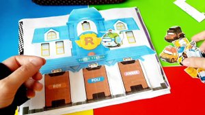 Игровая Книга из БУМАГИ!!!/ Робокар  ПОЛЛИ ИЗ БУМАГИ!!!