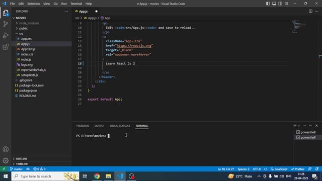 How to make repository and upload project on GitHub using VS Code:Learn React:From Zero to Hero.