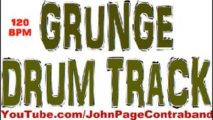 Grunge Rock Drum Track 120 bpm
