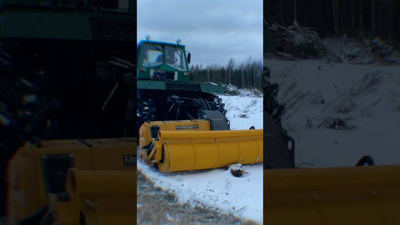 Т-150 готовит себе поле #фермер #ротоватор #т150 #расчисткаучастка