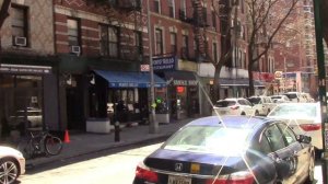 Прогулка по улицам Нью Йорка. Идем за коляской. Магазин шахмат.