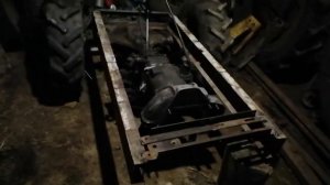 Минитрактор. мост, рама,примерка КПП