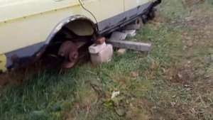 Заброшенный Мерседес W123