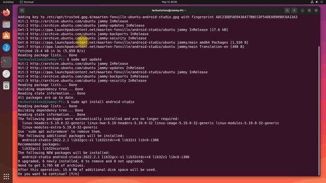 How to Install Android Studio IDE on Ubuntu 22.04 Jammy Jellyfish | Ubuntu 22.04 Android Studio
