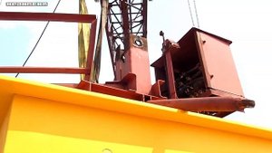 Монтаж кабины для козлового крана КК-12,5.