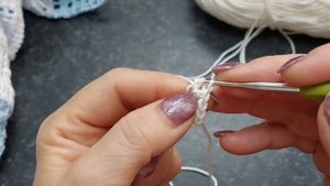 Как я делаю наборный край крючком без цепочки из воздушных петель