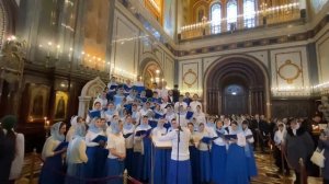 Храм Христа Спасителя! "Исполла эти Деспота", муз. Дм. Бортнянского!