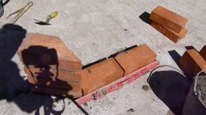 кладка эркерного угла из кирпича..как учили ..нивок 111
