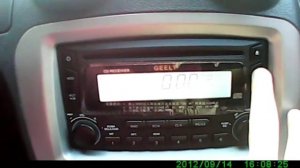 Штатная 2 DIN магнитола Geely CK-2 2012