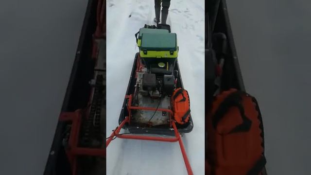 любиш кататься люби и саночки возить#мотобуксировщик #мотособака #фишкар смотреть онлайн