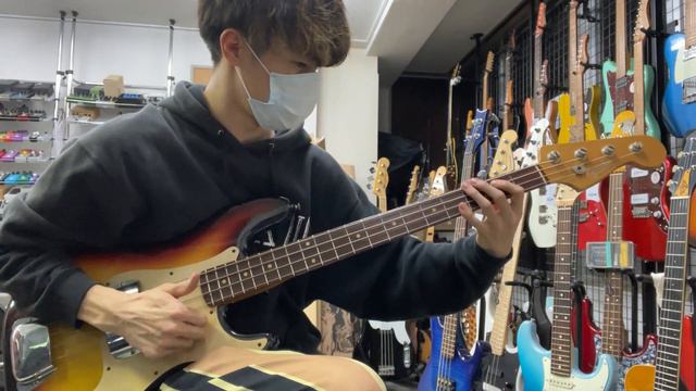 Fender Custom Shop / 1959 Precision Bass Closet Classic 3 Color Sunburst【Test Play】 смотреть онлайн
