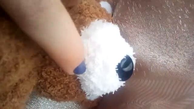 мишка из плюшевой пряжи.часть 4. готовая мордочка смотреть онлайн