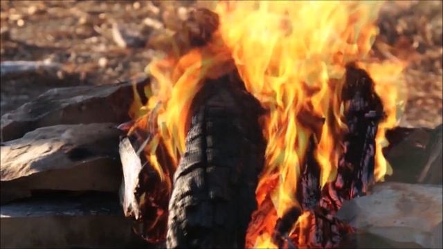 Слушаю Тишину и Звук Костра на берегу Реки . Огонь и Расслабляющие Звуки Природы для Сна и Отдыха