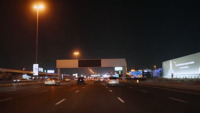 4K Dubai Night Drive | Downtown Dubai - Sheikh Zayed Road - Dubai Marina смотреть онлайн